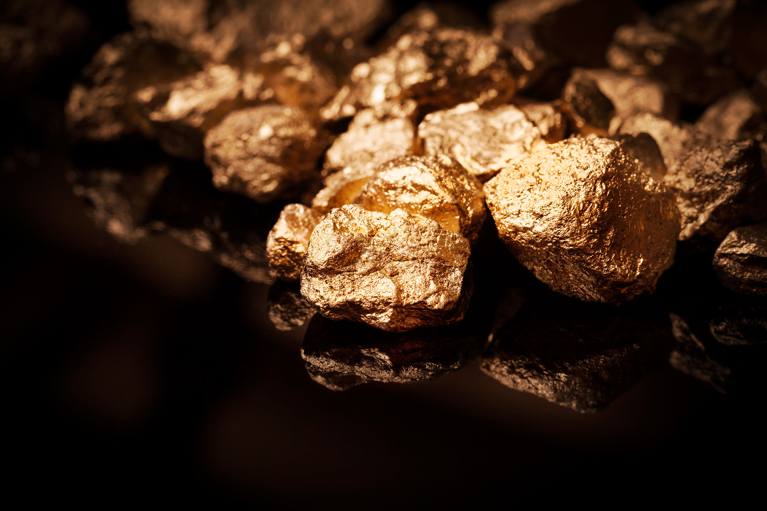 Gold nuggets 
