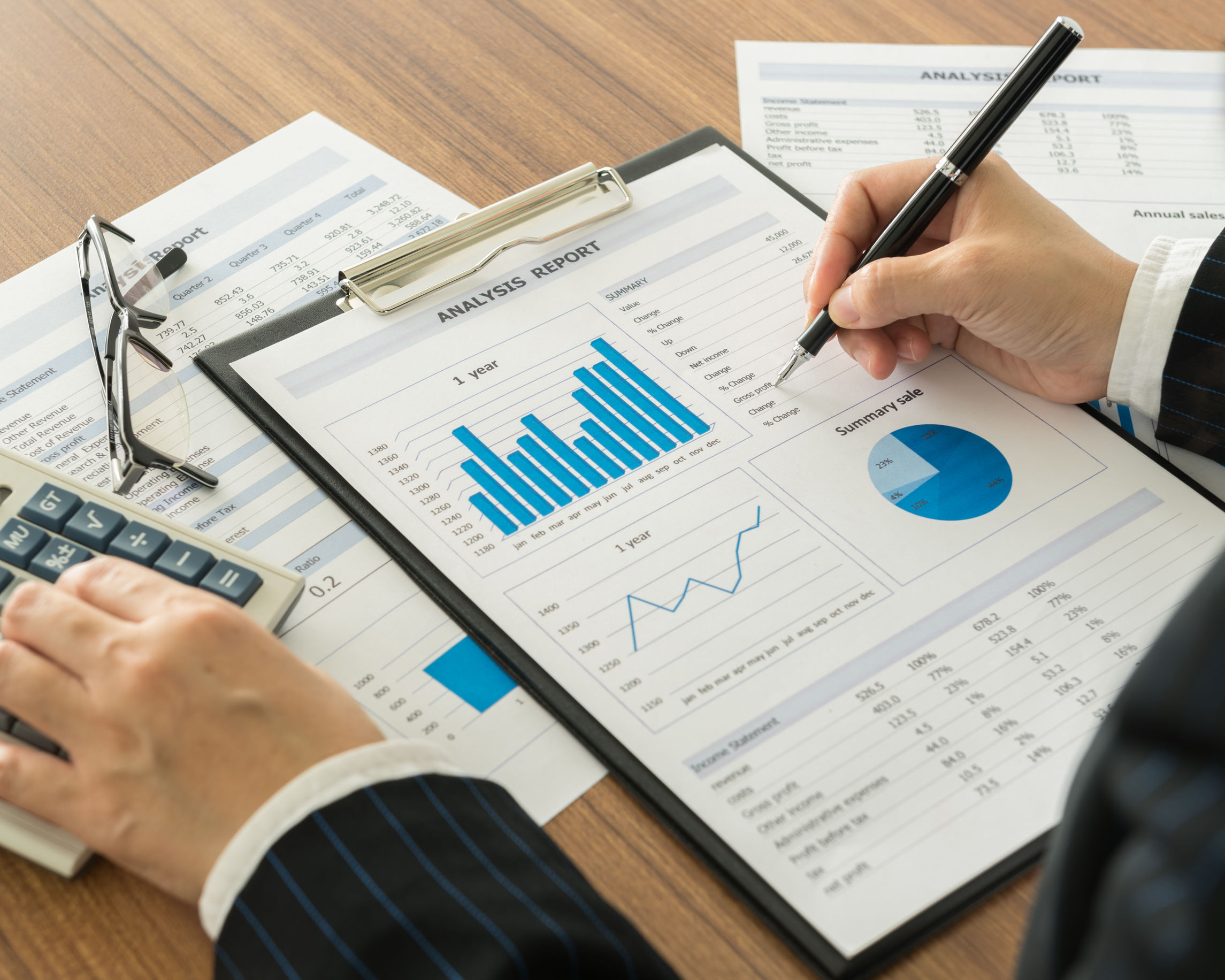 Analysing data 